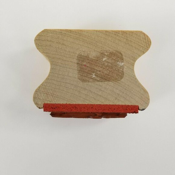 Unmarked Wood Rubber Stamps Thanksgiving Pilgrim Bear Easter Bunny Rabbit Set - Picture 6 of 9